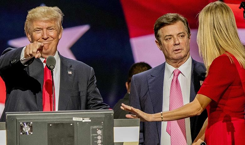 Президент США Дональд Трамп и Пол Манафорт
