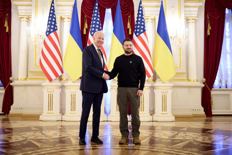 Джо Байден и Владимир Зеленский