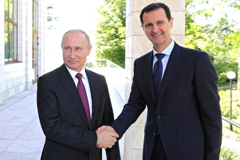 Владимир Путин, Башар Асад