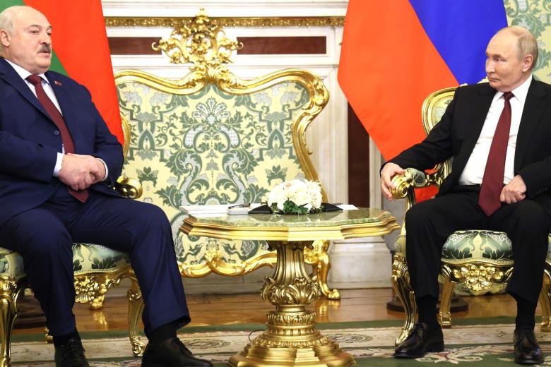 Владимир Путин и Александр Лукашенко