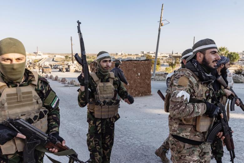 Члены сирийской вооруженной оппозиции