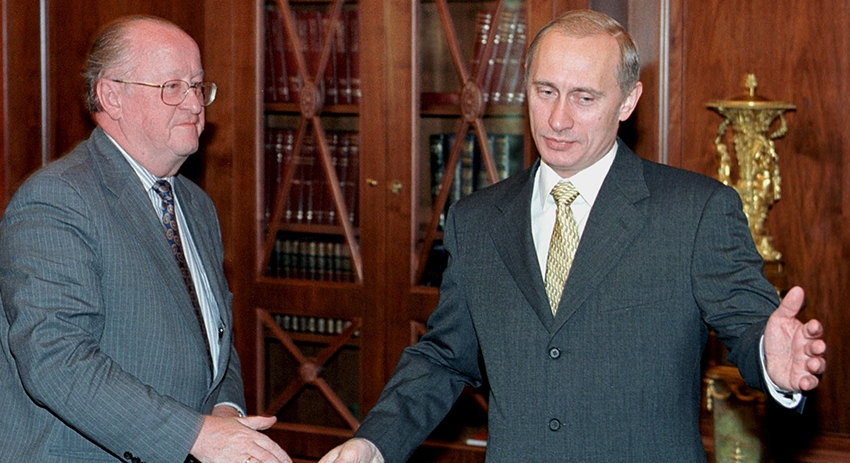 Виктор Геращенко и Владимир Путин