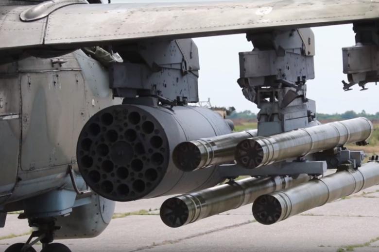 Боевая работа Ка-52 «Аллигатор»