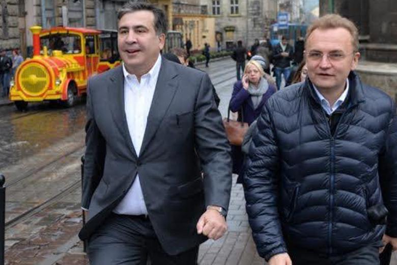 Михаил Саакашвили и Андрей Садовой
