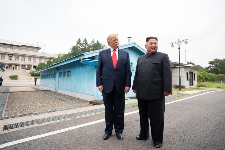Дональд Трамп и Ким Чен Ын