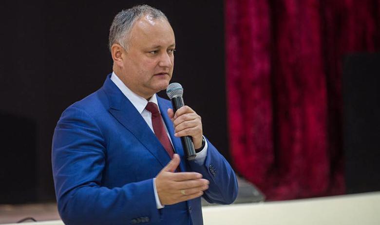 Президент Молдавии Игорь Додон