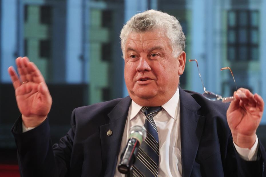 Директор Центрального академического театра Российской армии Иван Чурсин на сборе коллектива Центрального академического театра Российской армии перед открытием 93-го сезона