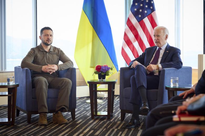 Джо Байден и Владимир Зеленский