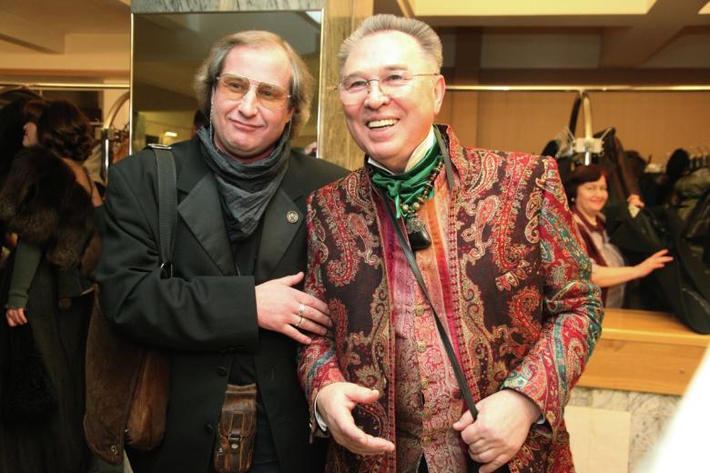 Режиссер Андрей Житинкин и модельер Вячеслав Зайцев