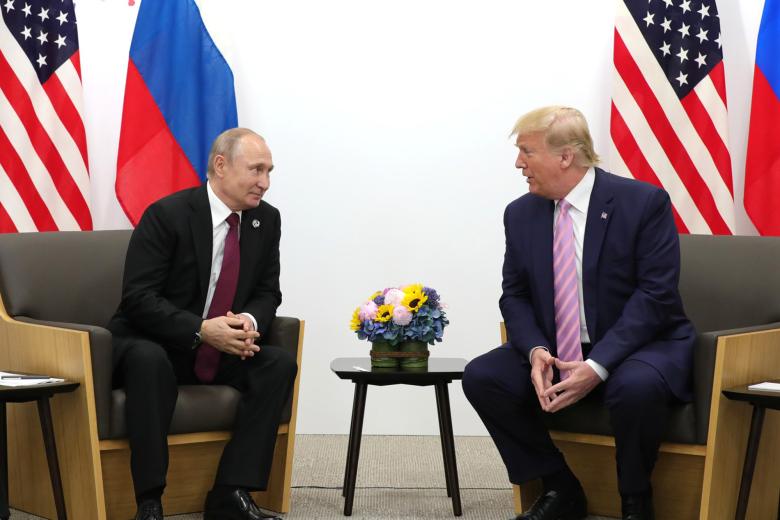 Владимир Путин и Дональд Трамп