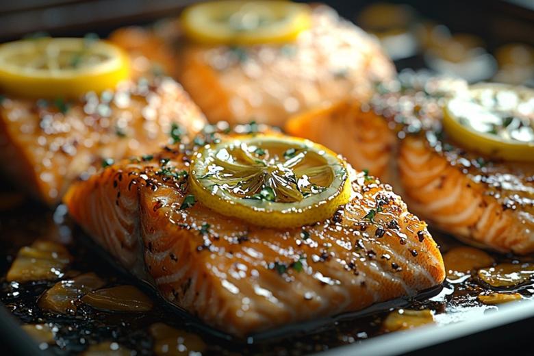 Рецепт вкусного лосося в духовке