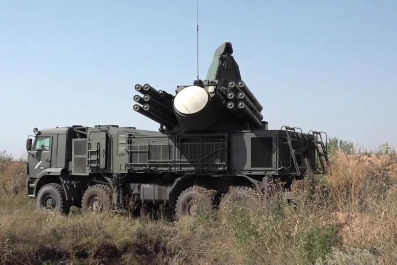 Боевая работа ЗРПК «Панцирь-С»