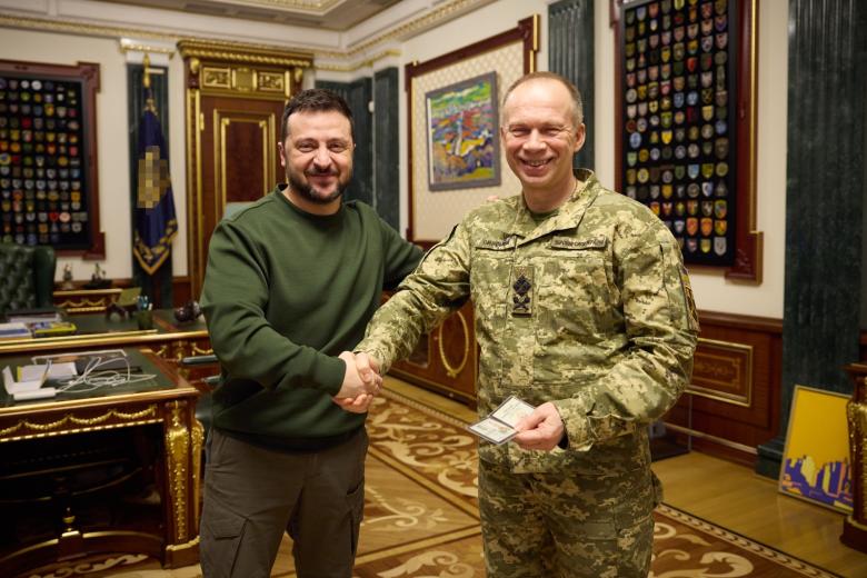 Владимир Зеленский и Александр Сырский