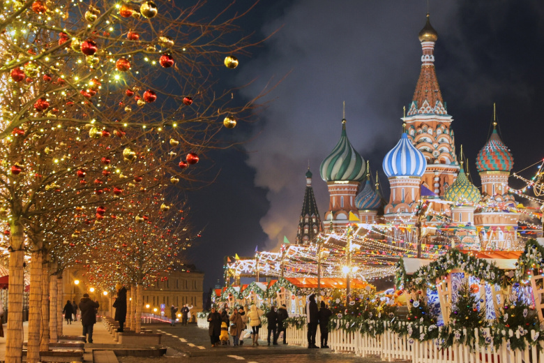 Предновогоднее оформление Москвы