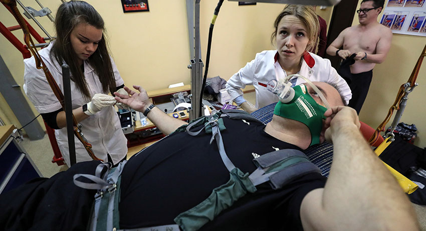 Подготовка к наземному космическому эксперименту SIRIUS-17, посвящённому моделированию полёта к Луне, в Институте медико-биологических проблем РАН (ИМБП РАН)