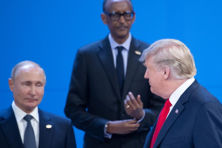 Президент РФ Владимир Путин и Президент США Дональд Трамп