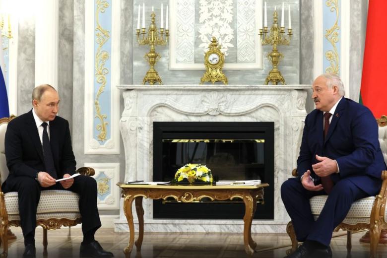 Владимир Путин и Александр Лукашенко