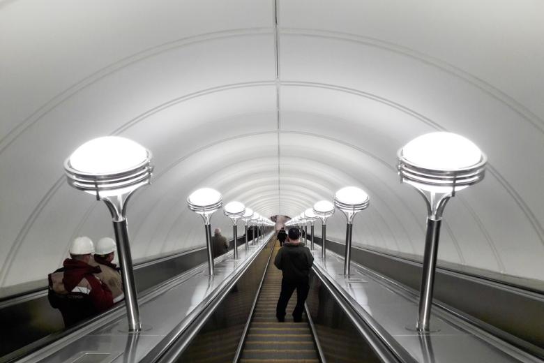 Станция «Верхние Лихоборы» Люблинско-Дмитровской линии Московского метрополитена после открытия