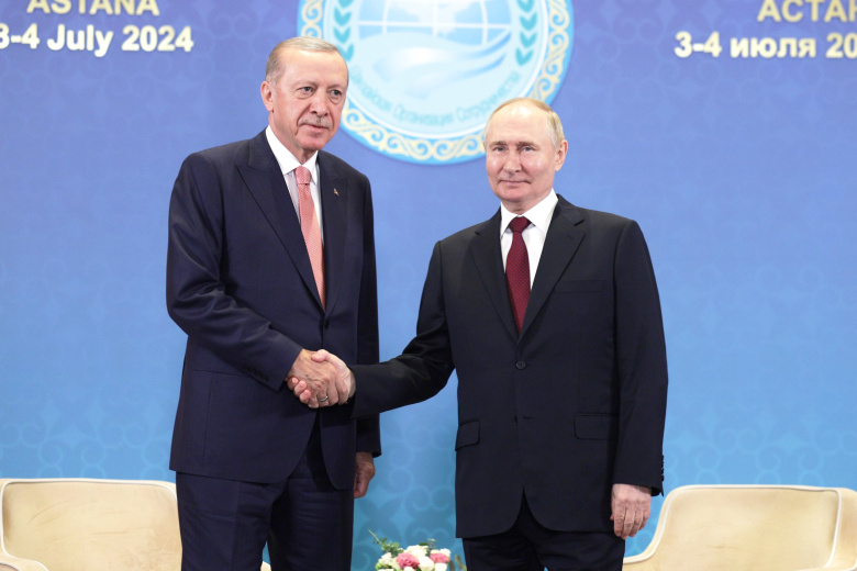 Реджеп Эрдоган и Владимир Путин