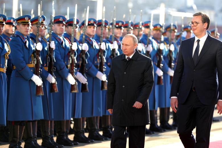 Владимир Путин и Александр Вучич