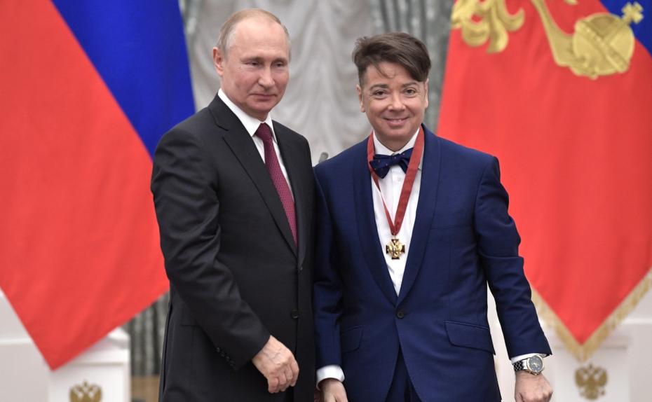 Владимир Путин наградил Валентина Юдашкина орденом «За заслуги перед Отечеством» III степени, 23 мая 2019 года