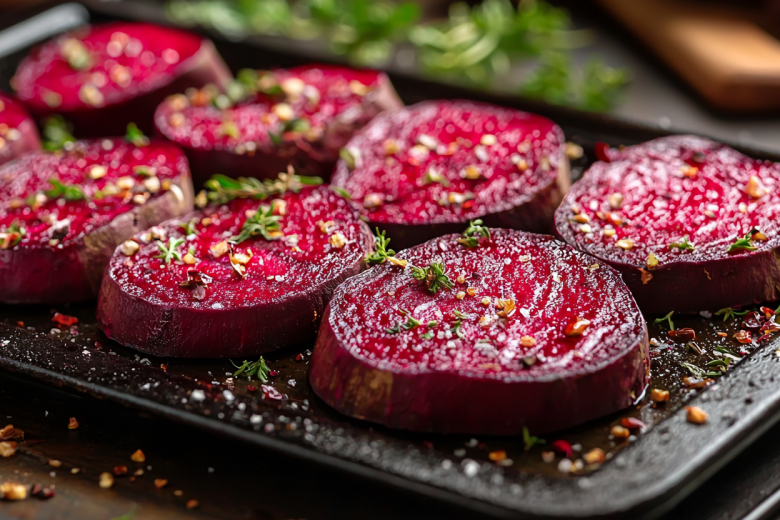Лучший рецепт свеклы дольками в духовке