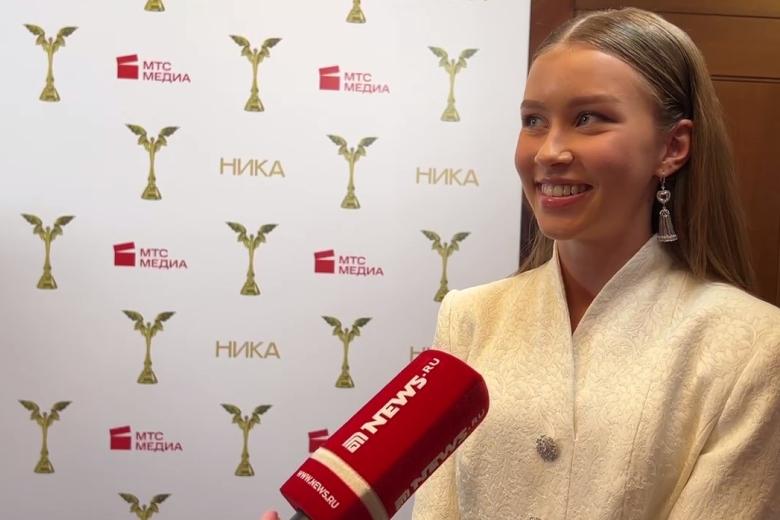 Анна Пересильд на вручение национальной кинематографической премии «Ника» в Москве