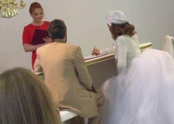 Свадьбу Азизы с молодым итальянцем сняли на видео
