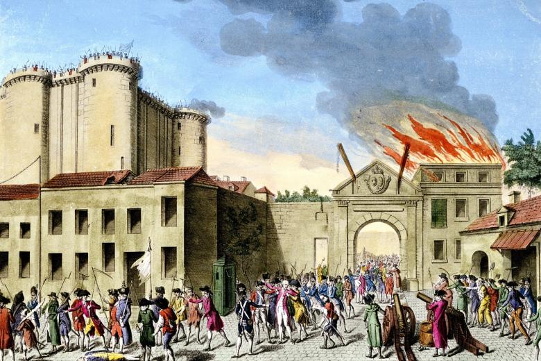 Взятие Бастилии 14 июля 1789 года