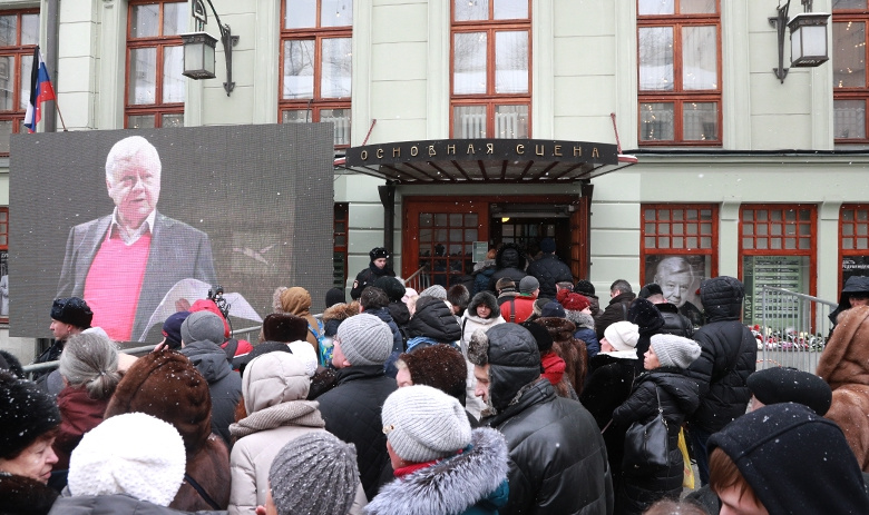 Церемония прощания с актёром и режиссёром Олегом Табаковым