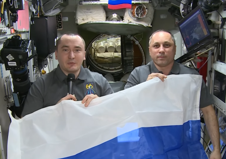 Космонавты пожелали удачи российским спортсменам на Олимпиаде в Пекине