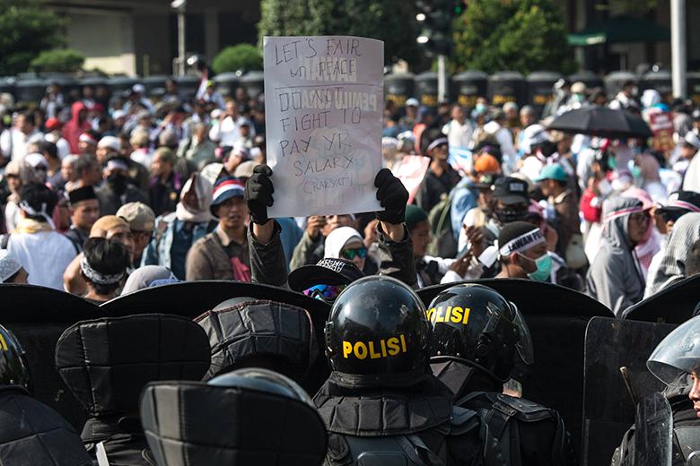 Протесты в Джакарте