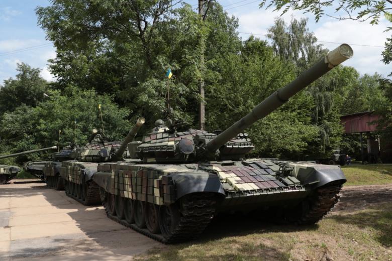 Танки Т-72 на Львовском бронетанковом заводе