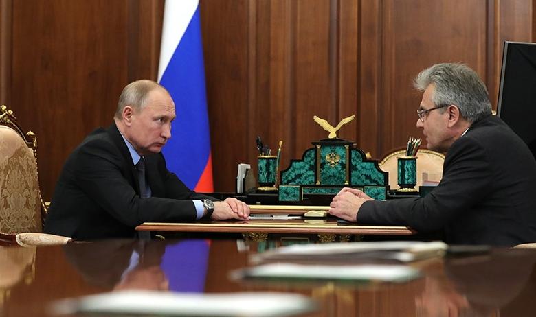 Владимир Путин и Александр Сергеев