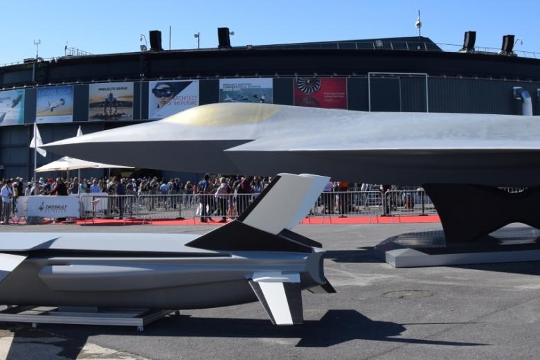 Макет FCAS NGF на Парижском авиасалоне 2019