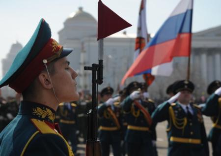 На парад Победы в Чите журналистов будут пропускать по бейджам