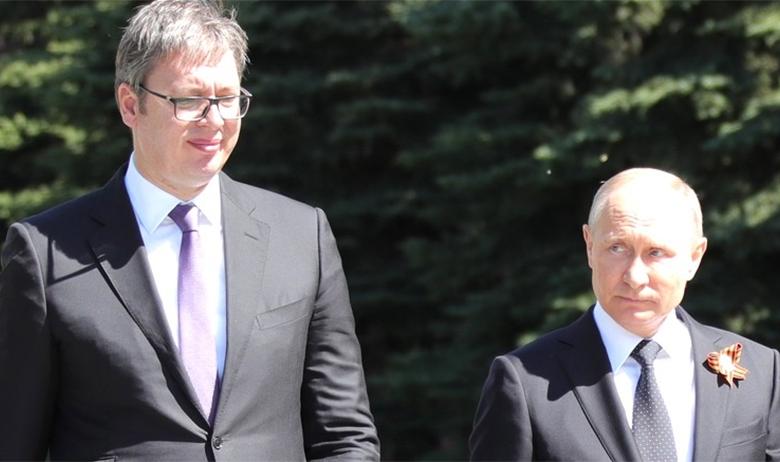 Александр Вучич и Владимир Путин