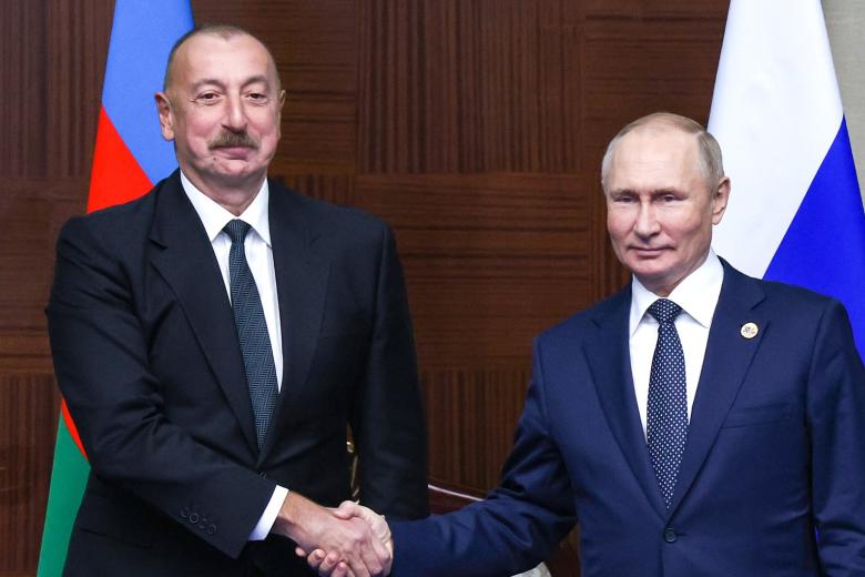 Президент России Владимир Путин c Президентом Азербайджана Ильхамом Алиевым