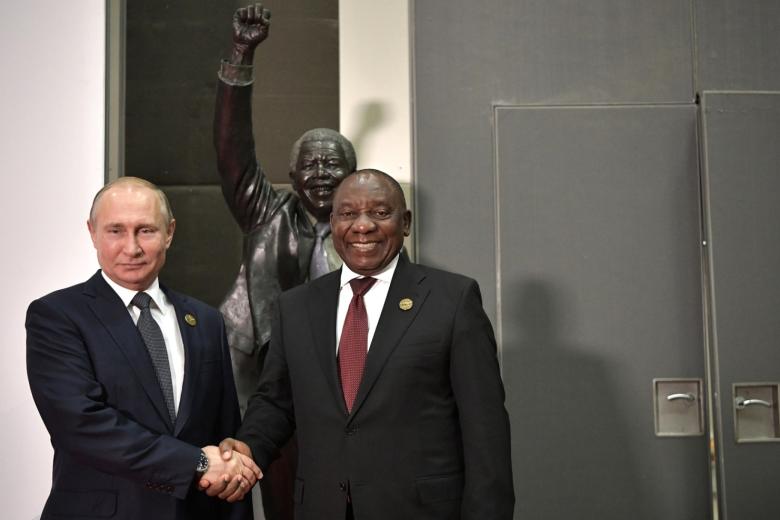 Владимир Путин, Сирил Рамафоса