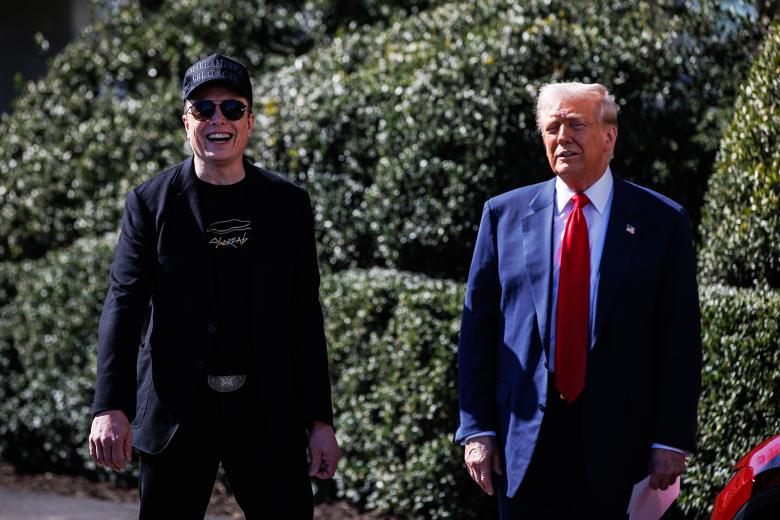 Илон Маск и Дональд Трамп