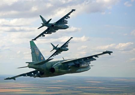 Три украинских Су-25 попали под удар ВС России на аэродроме под Николаевом