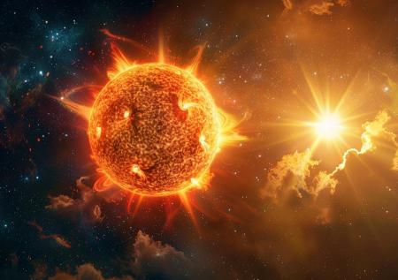 Расстояние до Солнца, его масса и иные факты: инфографика о главной звезде