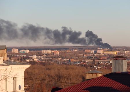 Пожар на аэродроме в Курской области после атаки ВСУ потушен