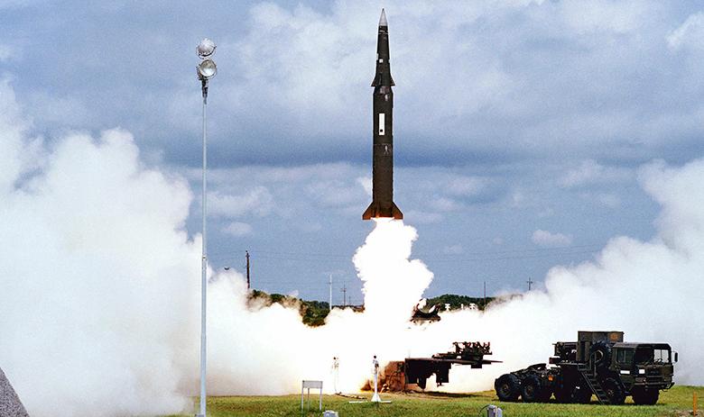 Запуск ракеты «Першинг-2»