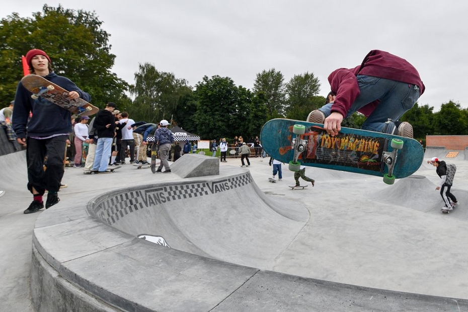 Скейт-площадка Vans Off The Wall Skatepark в парке Горького