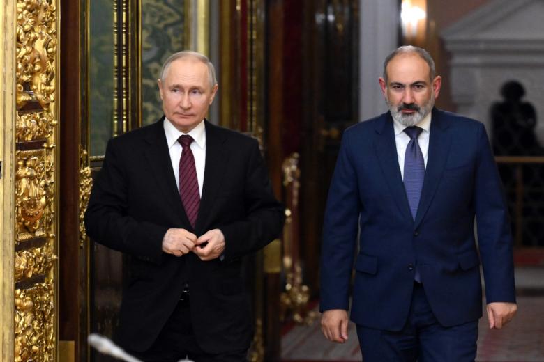 Владимир Путин и Никол Пашинян
