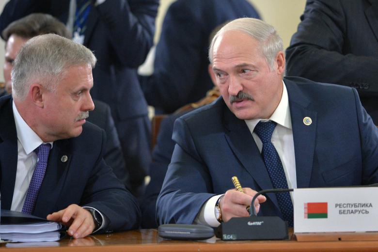 Станислав Зась и Александр Лукашенко
