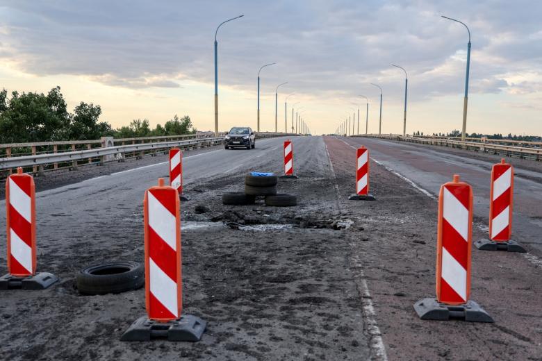 Антоновский мост в Херсоне