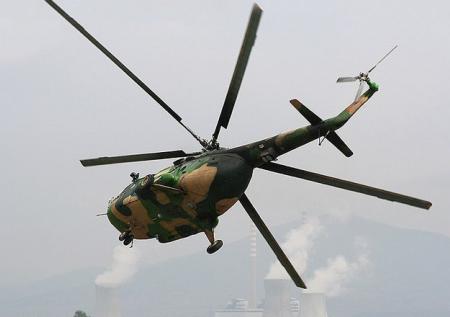 Вертолёт Ми-17 ВМФ упал сразу после взлёта в Мексике