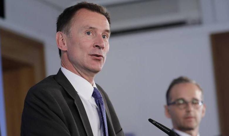 Глава британского МИДа Джереми Хант